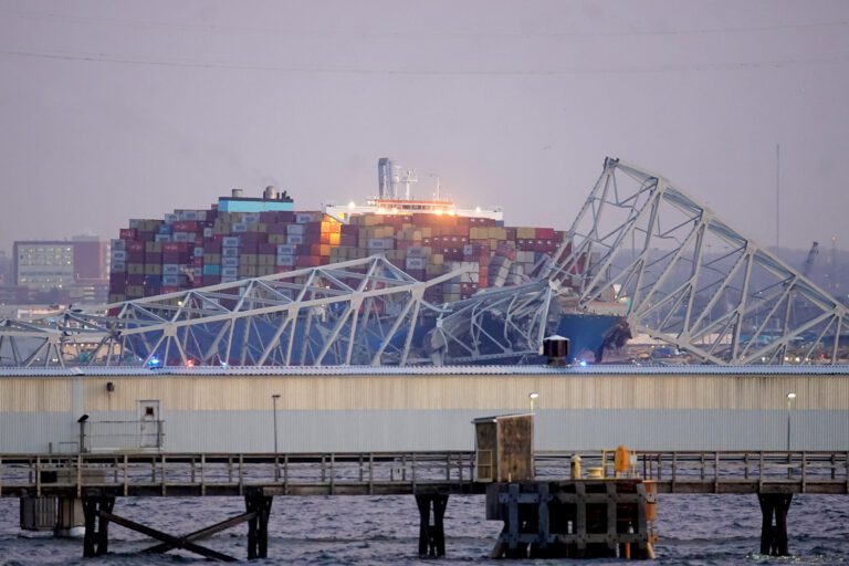US Coast Guard, multiple partners agencies, responding to Francis Scott Key Bridge collapse in Baltimore