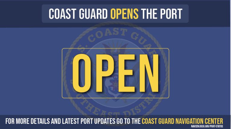 US Coast Guard sets port condition FOUR for all seaports in the USVI and Puerto Rico