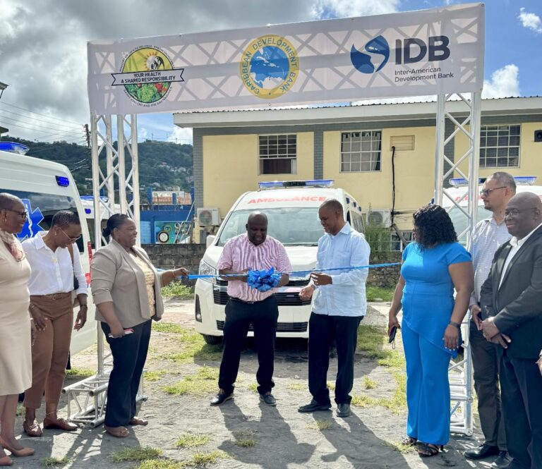 CDB provides five new ambulances to strengthen St Vincent and the Grenadines’ health system