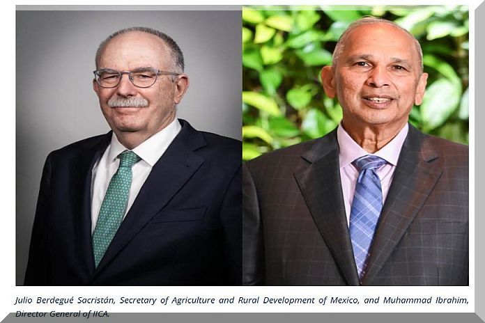 AGRICULTURA – IICA strengthen cooperation to promote food sovereignty and agricultural health in Mexico