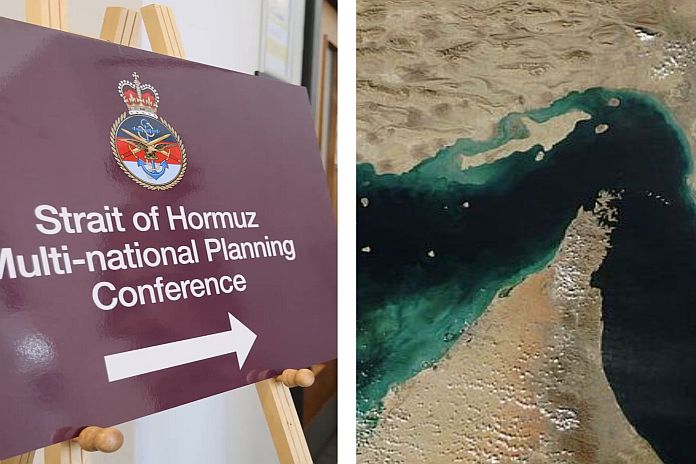 UK – France to lead multinational Strait of Hormuz military planning conference