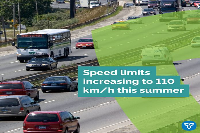 Ontario raising speed limits on most provincial highways