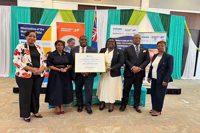 WHO certifies Turks and Caicos for eliminating mother-to-child transmission of HIV and hepatitis B