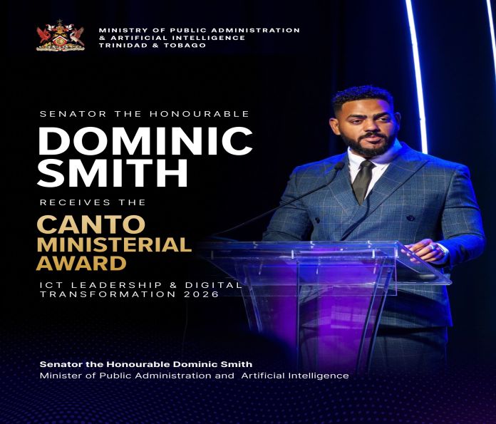 Dominic Smith receives CANTO Ministerial Award for ICT Leadership and Digital Transformation 2026