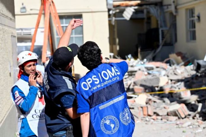PAHO – WHO provides technical cooperation to support health response following earthquake in Colombia